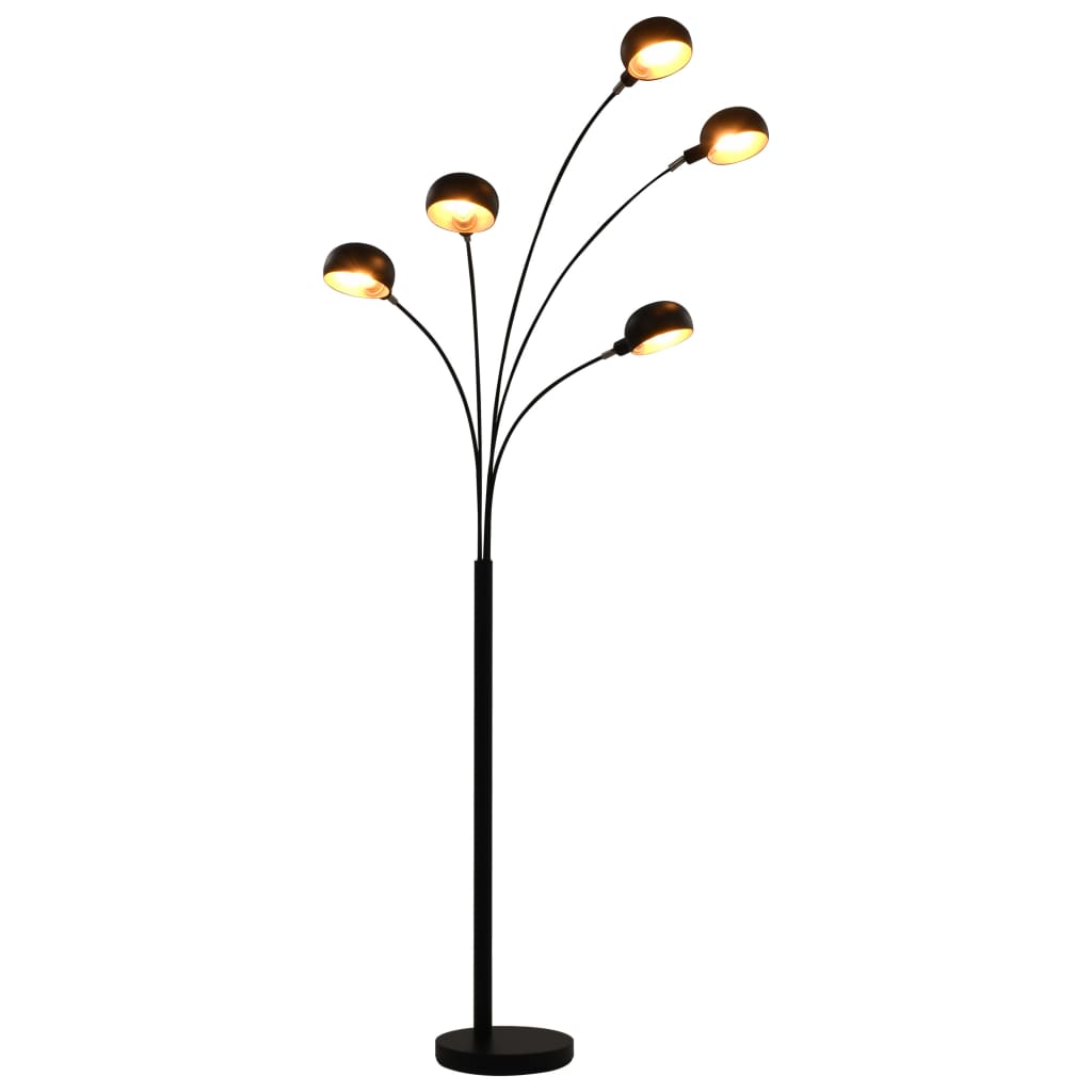 Lampadaire Noir et doré