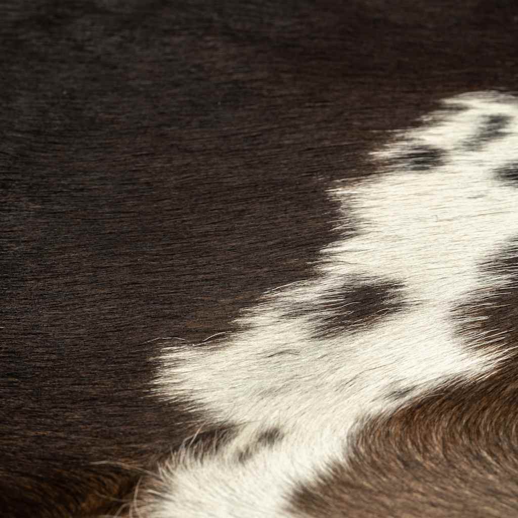 Tapis en véritable peau de vache Noir