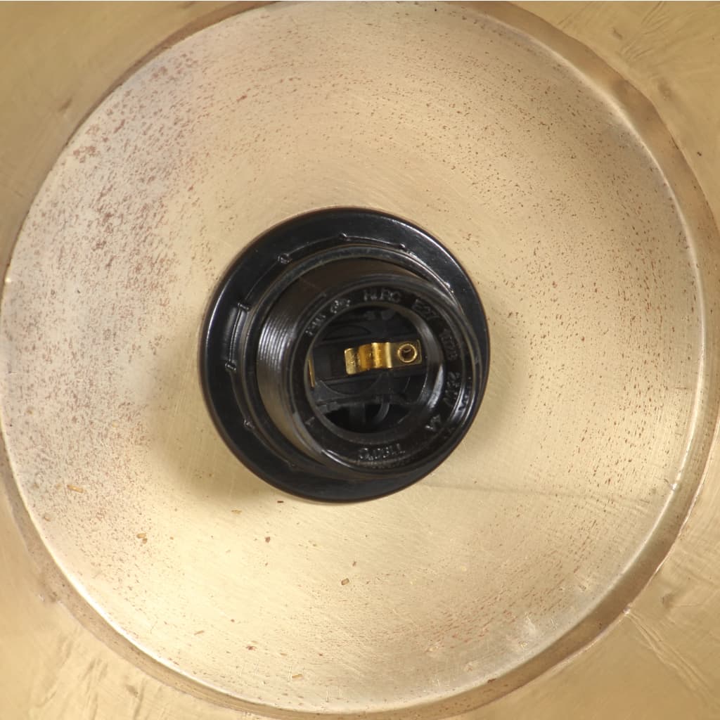 Lampe suspendue industrielle Laiton 109cm