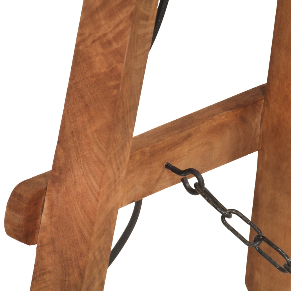 Lampadaires x3 Bois de manguier massif