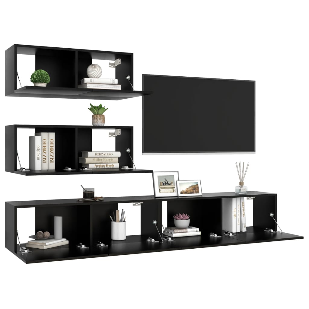 Ensemble de meuble TV Noir