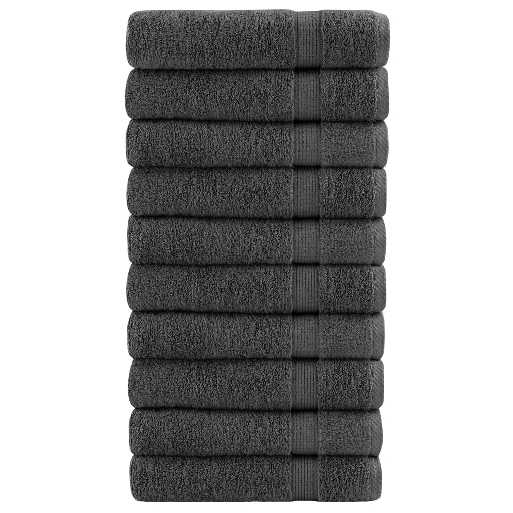 Serviette x10 Anthracite 100cm