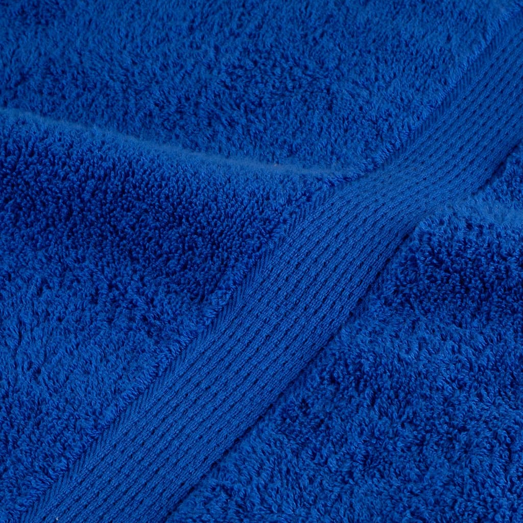 Serviettes de douche x4 Bleu 140cm