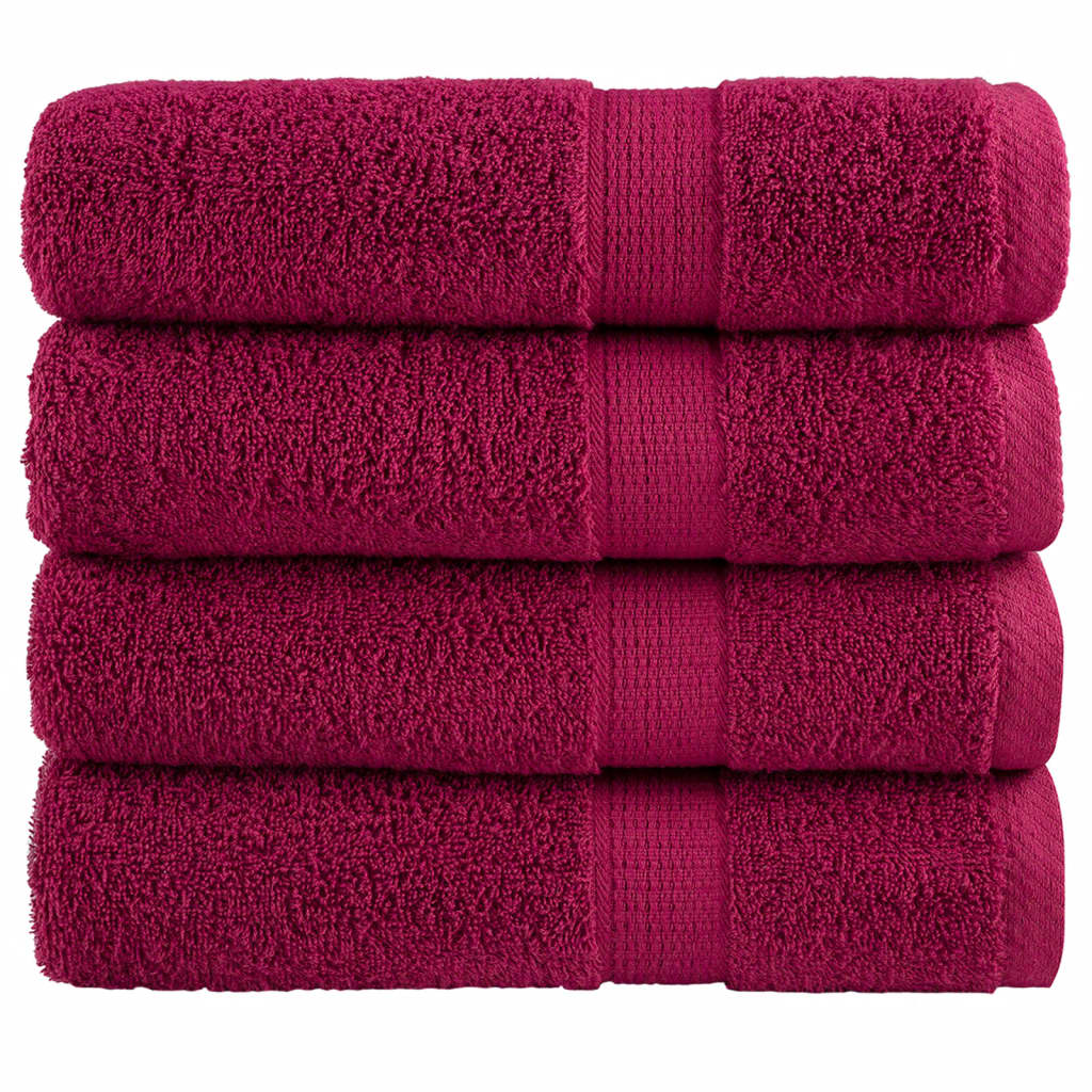 Lot x4 Serviettes de douche 140cm