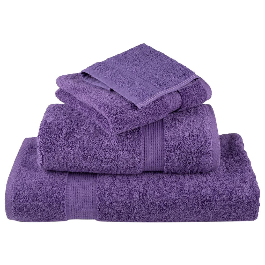Ensemble de serviette x8 Violet