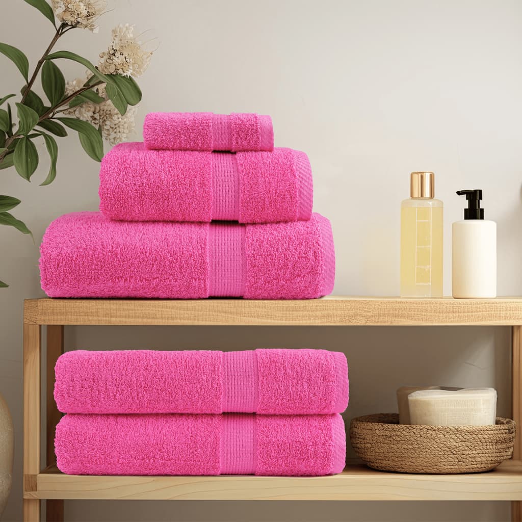 Ensemble de serviettes x8 Rose