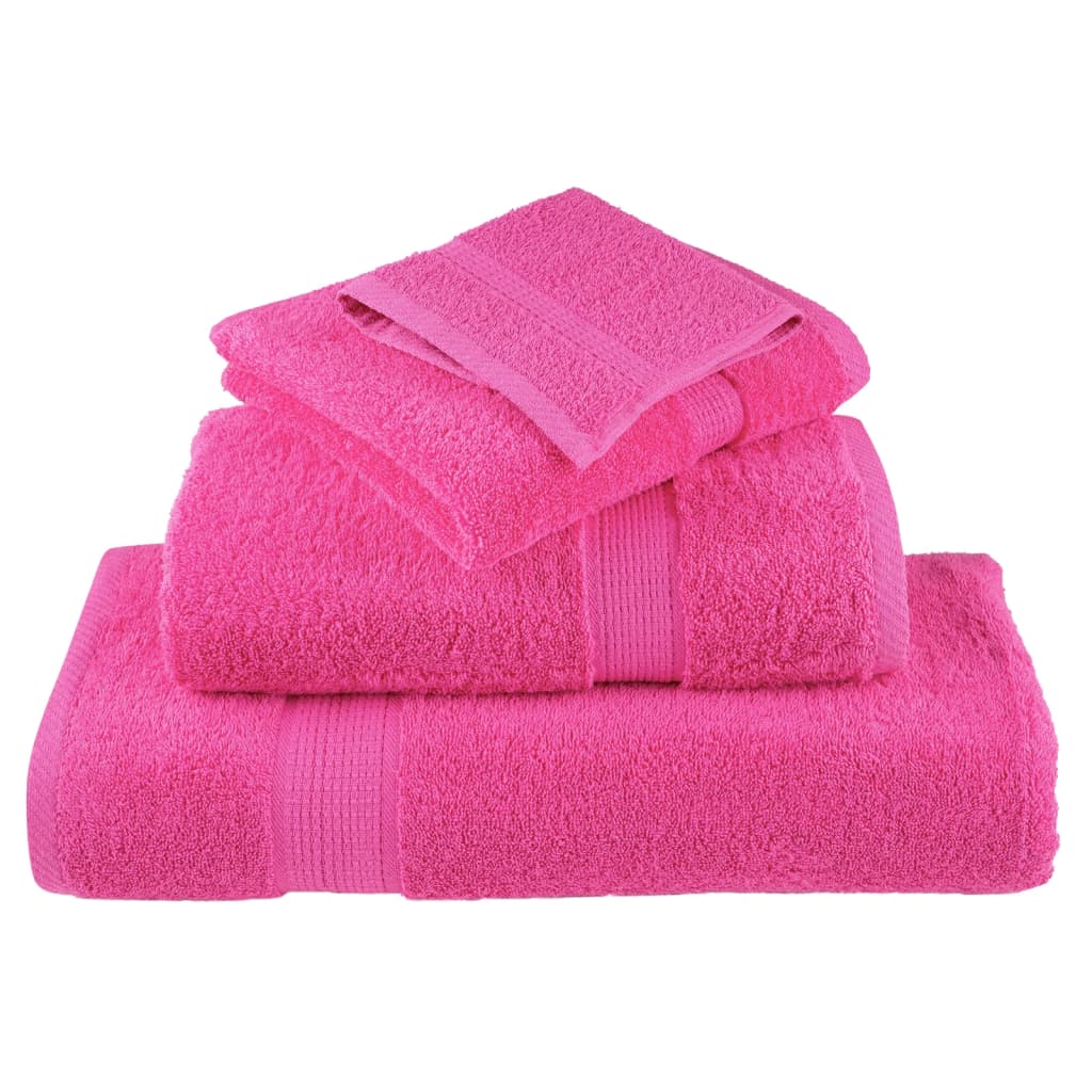 Ensemble de serviettes x8 Rose