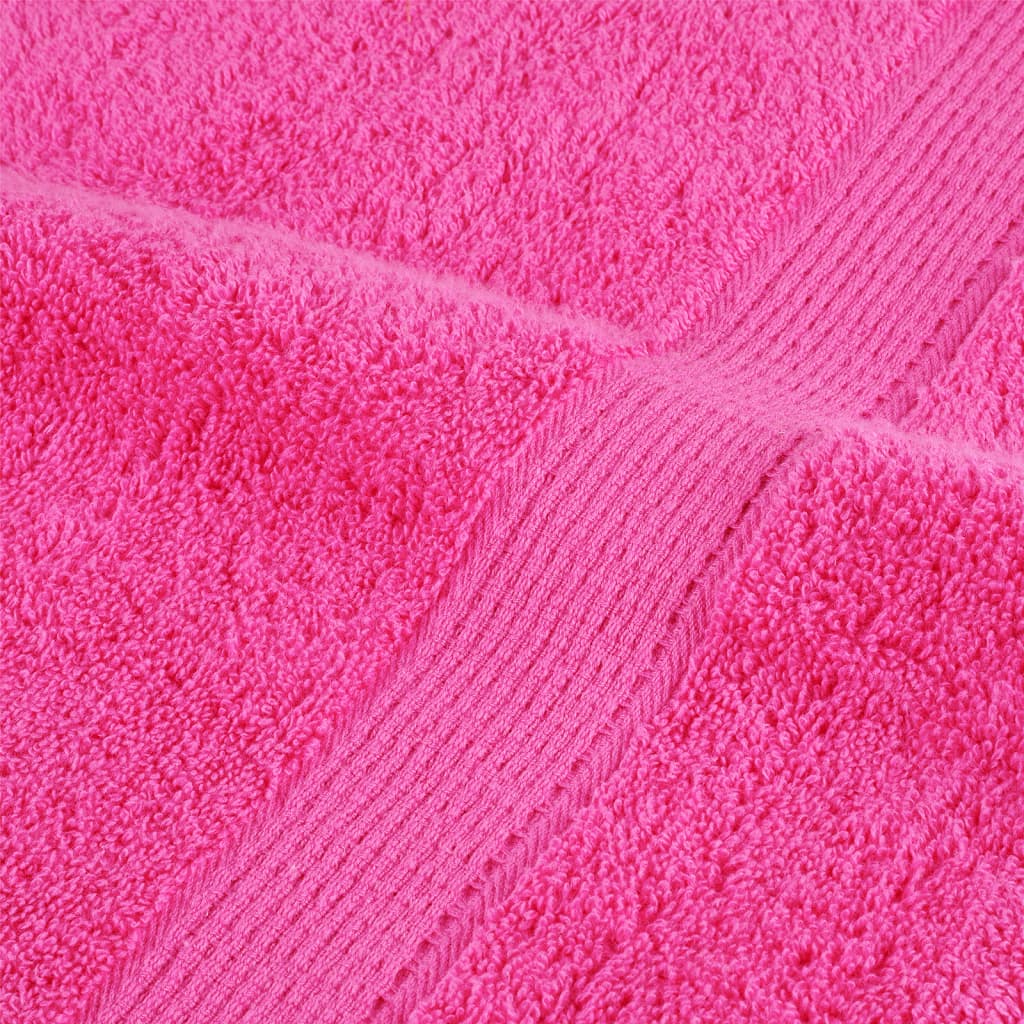 Ensemble de serviettes x8 Rose