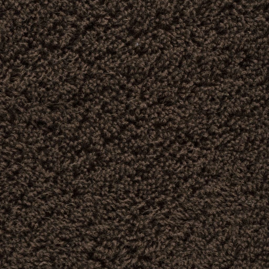 Ensemble de serviettes x6 Marron
