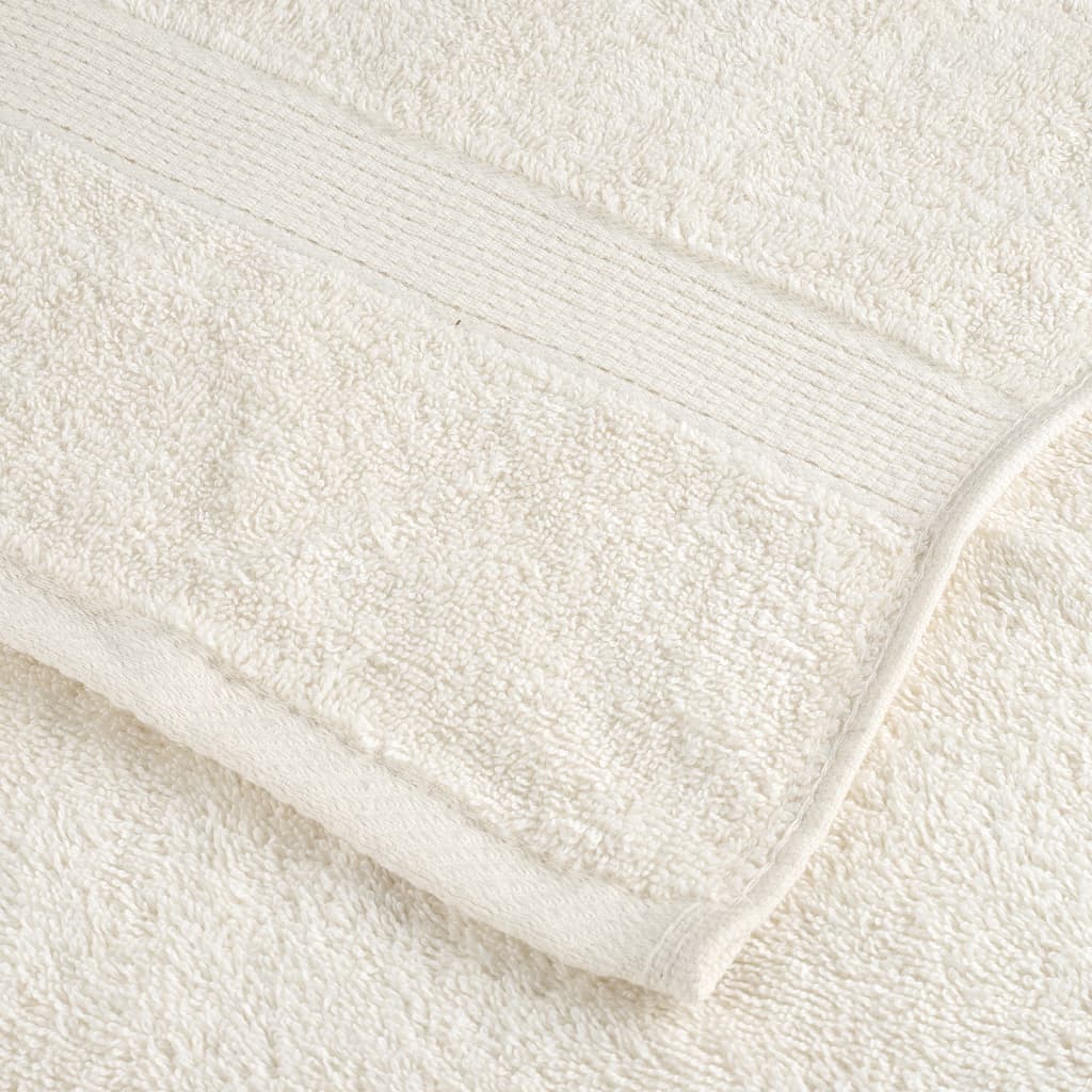 Ensemble de serviettes x6 Crème