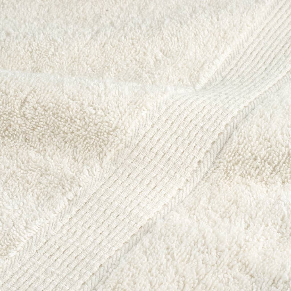 Ensemble de serviettes x6 Crème