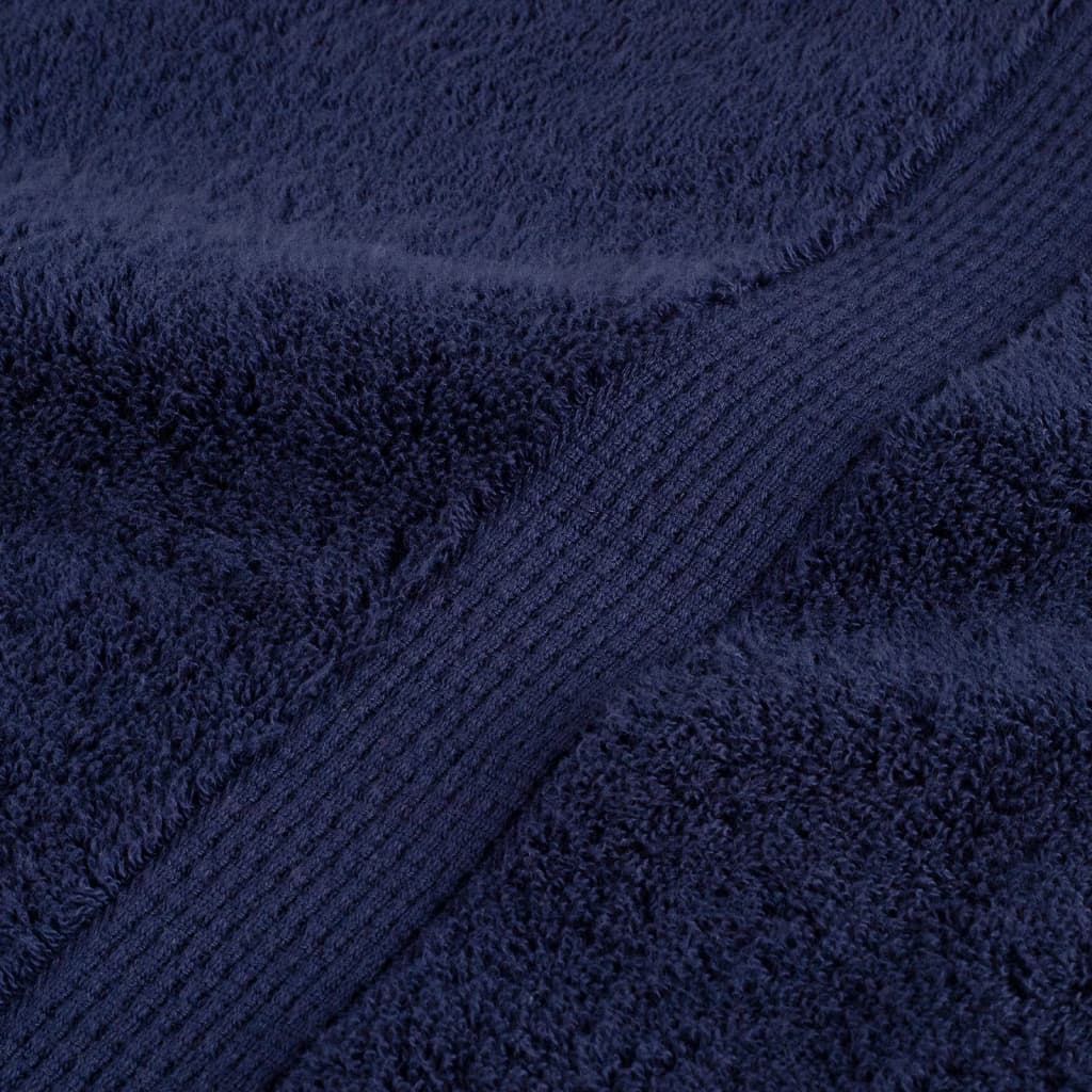 Ensemble de serviettes x12 Bleu marine
