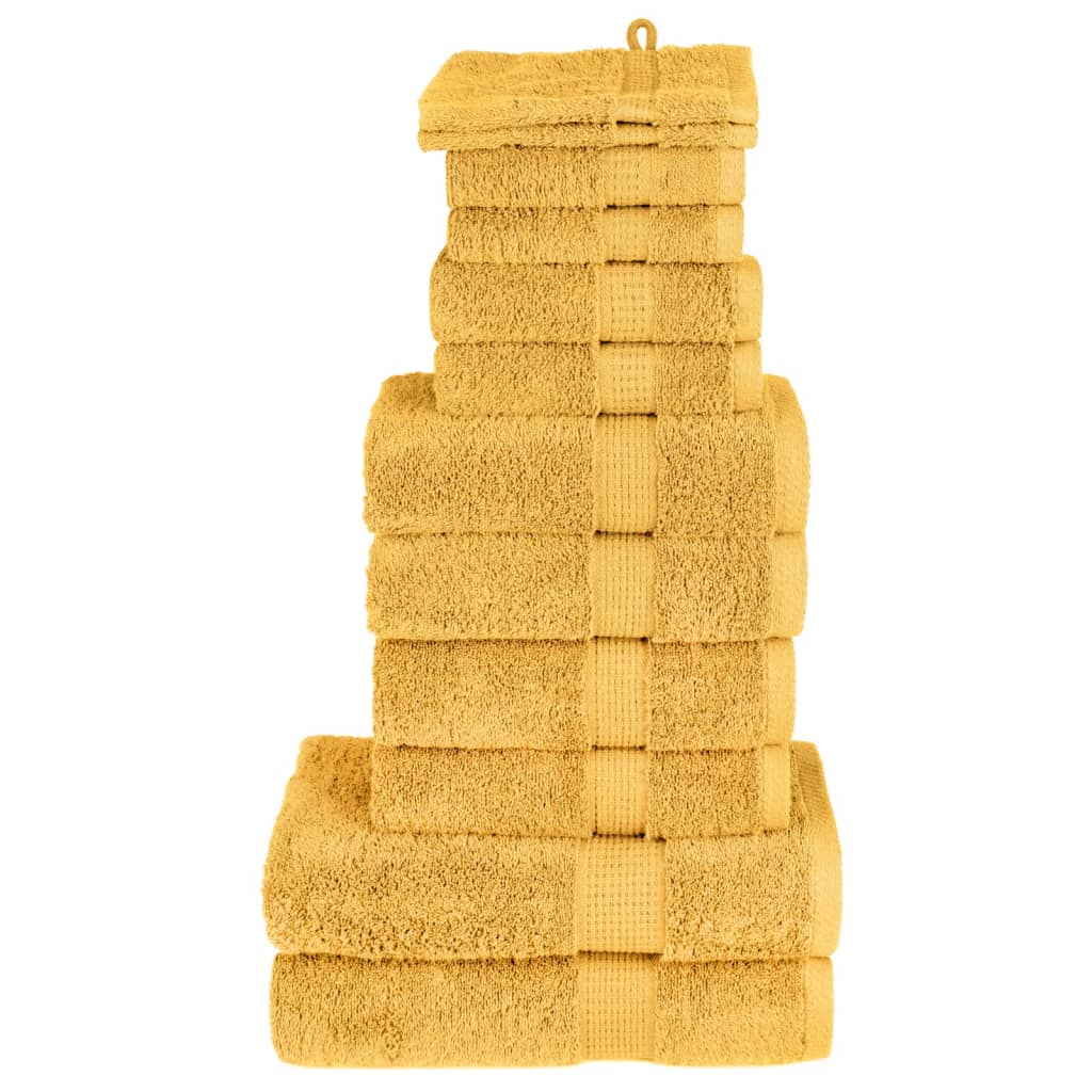 Ensemble de serviettes x12 Dorée