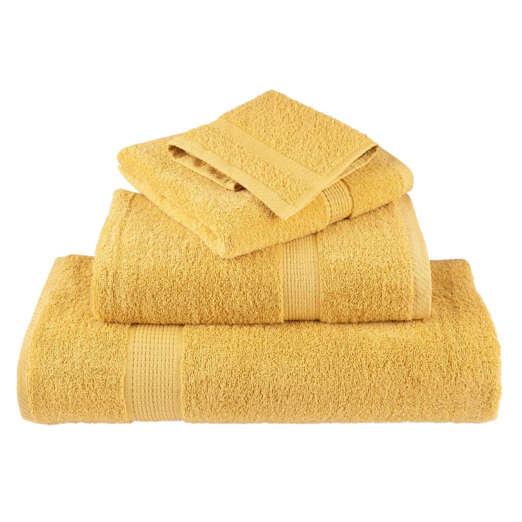 Ensemble de serviettes x12 Dorée