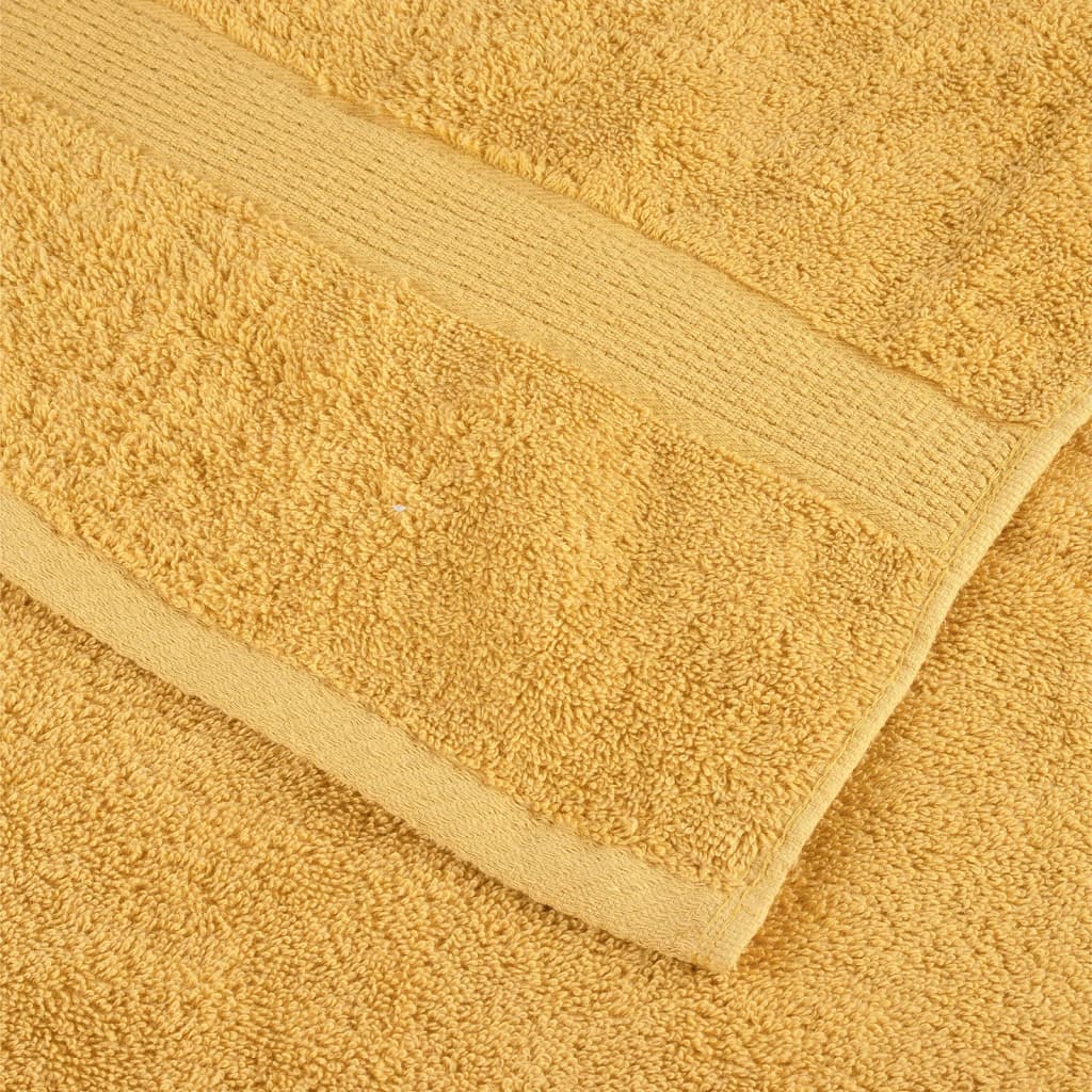 Ensemble de serviettes x12 Dorée