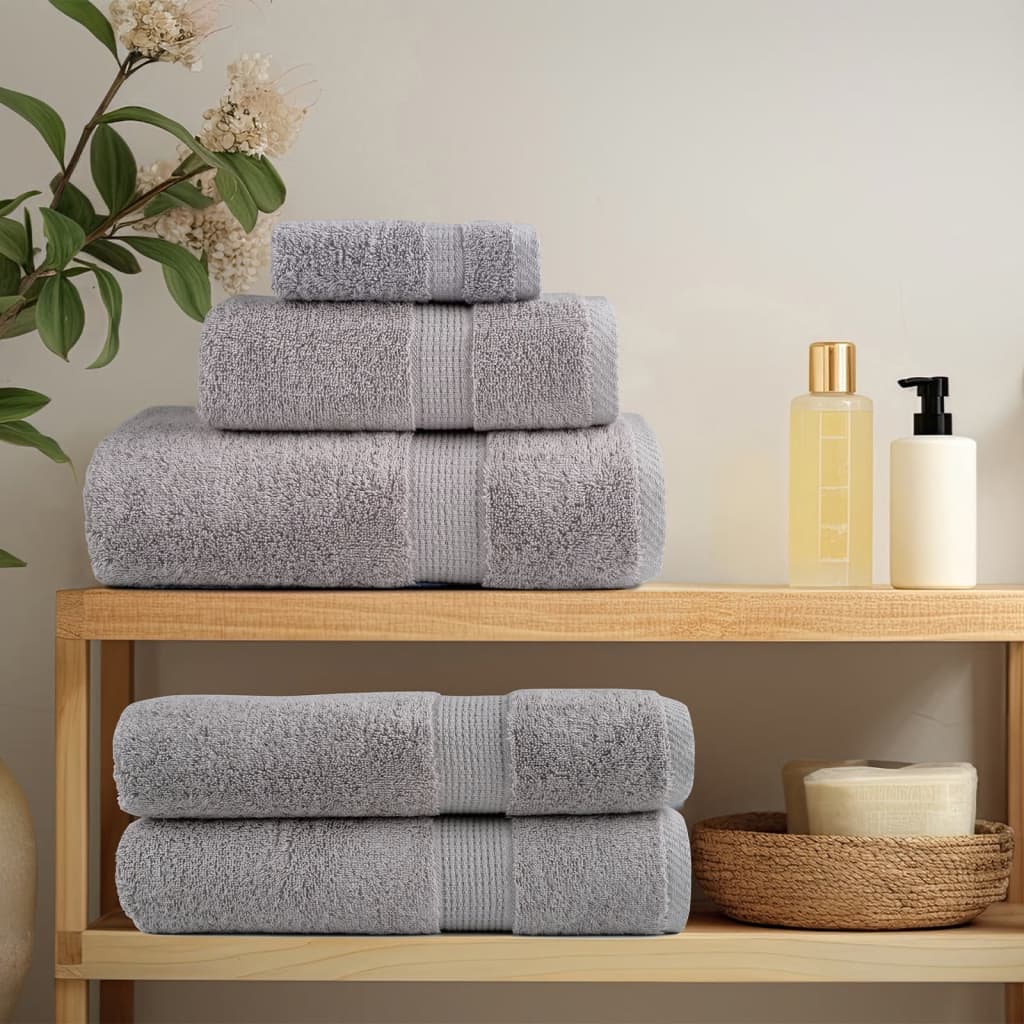 Ensemble de serviettes x12 Gris