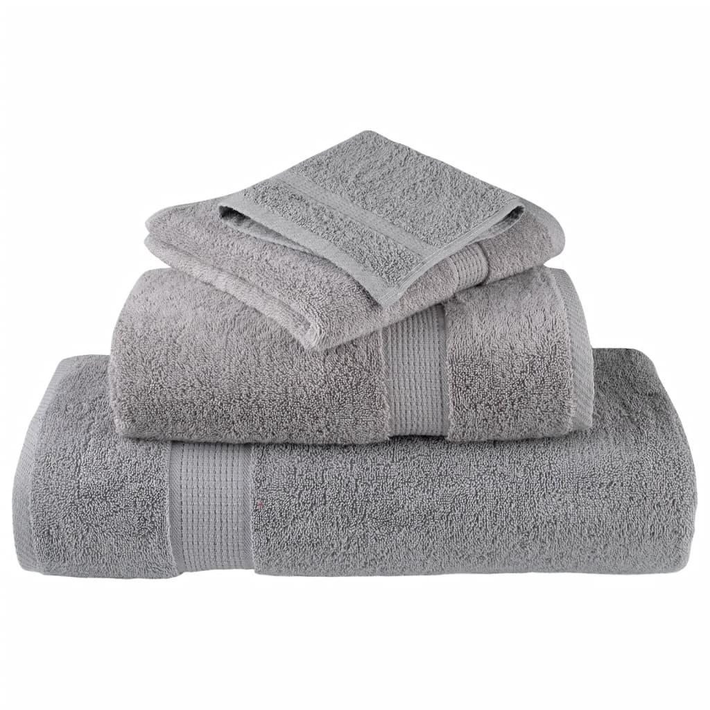 Ensemble de serviettes x12 Gris