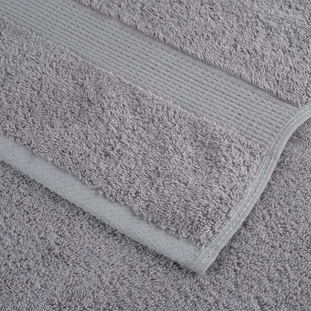 Ensemble de serviettes x12 Gris