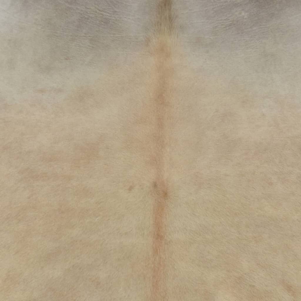 Tapis en véritable peau de vache Beige