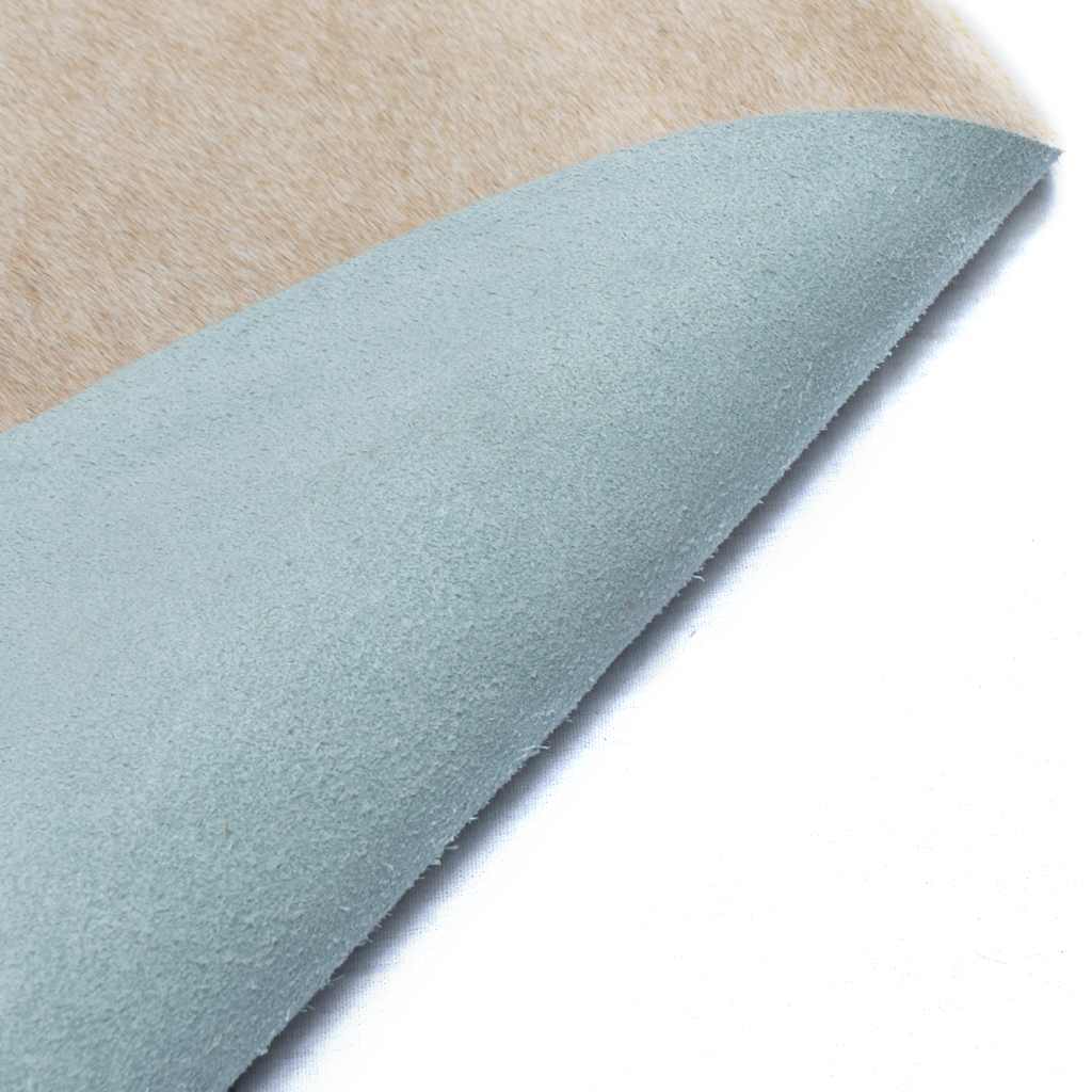 Tapis en véritable peau de vache Beige