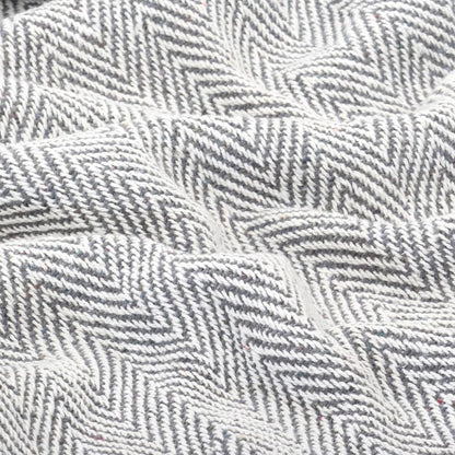 Plaid en Coton Gris 160x210 cm