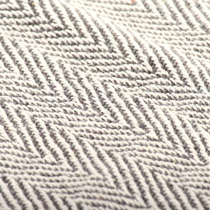 Plaid en Coton Gris 160x210 cm