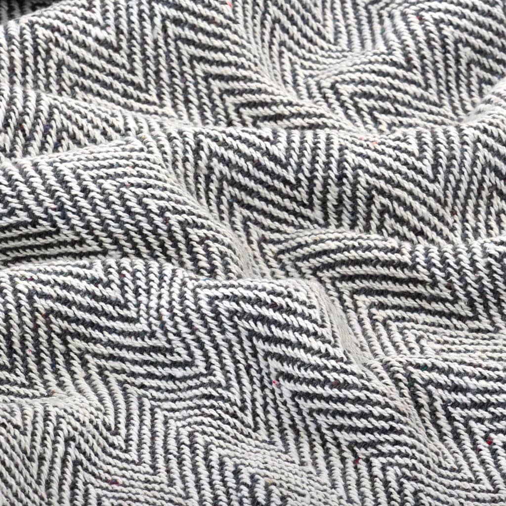 Plaid en Coton Bleu Marine 220x250 cm