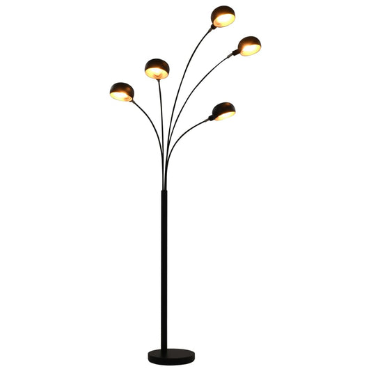 Lampadaire Noir et doré