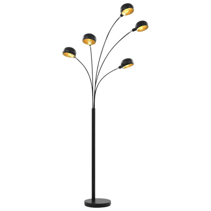 Lampadaire Noir et doré