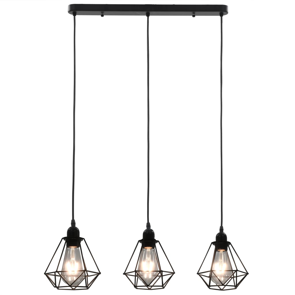 Plafonnier Diamant Noir