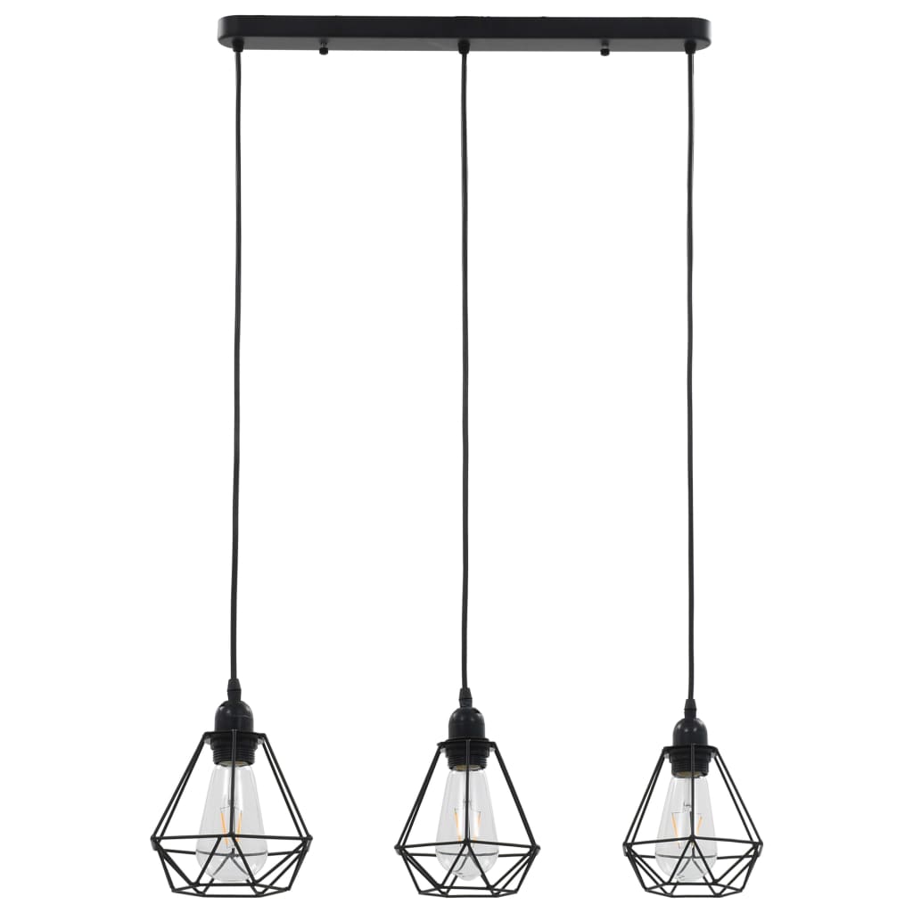 Plafonnier Diamant Noir