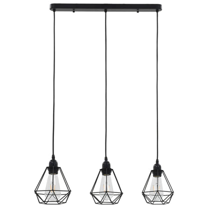 Plafonnier Diamant Noir