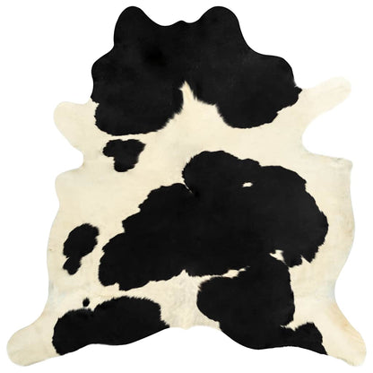 Tapis en Véritable peau de Vache Noir & Blanc