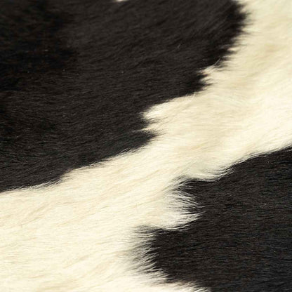 Tapis en Véritable peau de Vache Noir & Blanc
