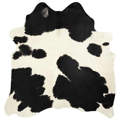 Tapis en Véritable peau de Vache Noir & Blanc