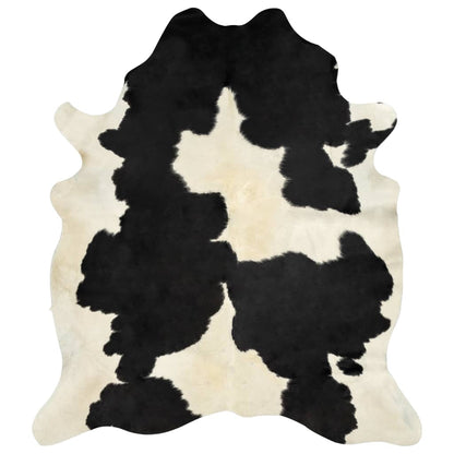 Tapis en Véritable peau de Vache Noir & Blanc