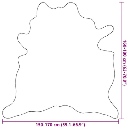 Tapis en Véritable peau de Vache Noir & Blanc