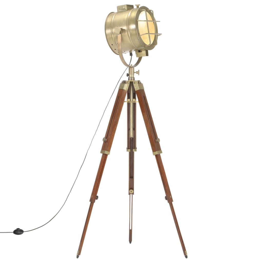 Lampadaire bois de manguier massif 165 cm