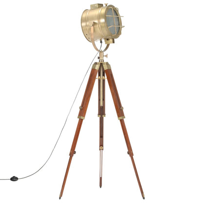 Lampadaire bois de manguier massif 165 cm
