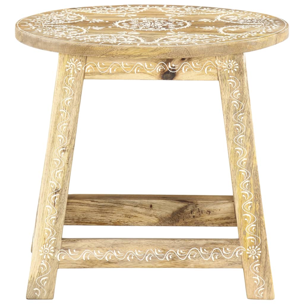 Tabouret peint à la main en Bois de manguier