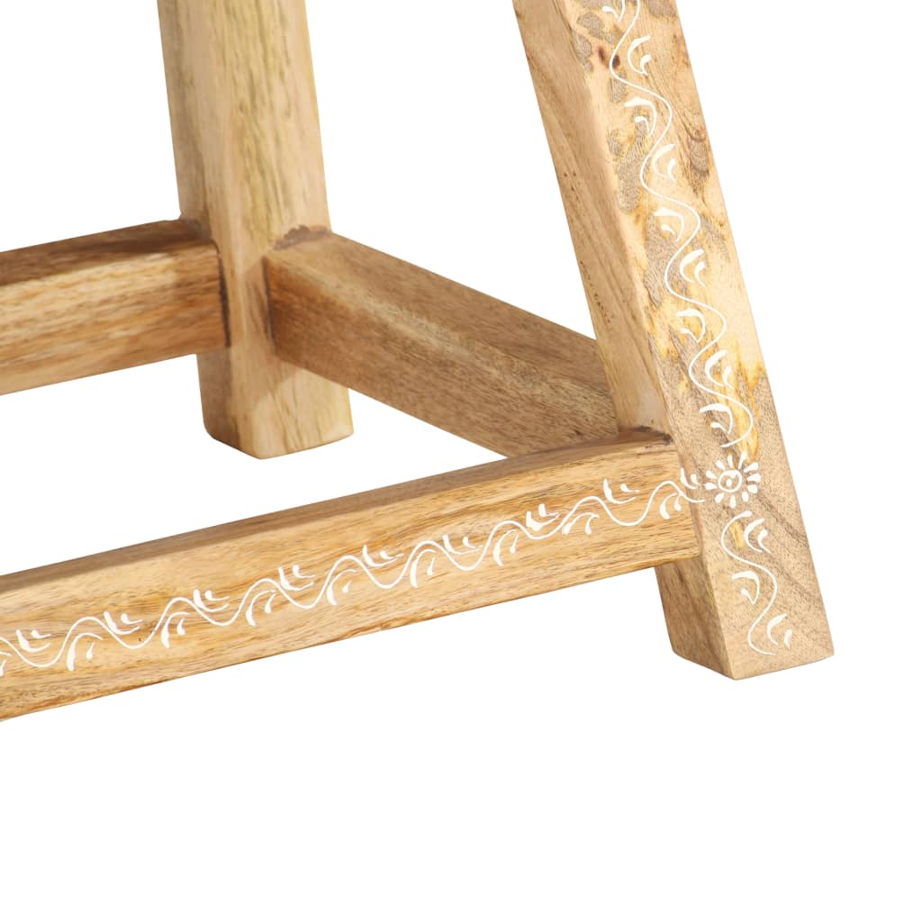 Tabouret peint à la main en Bois de manguier