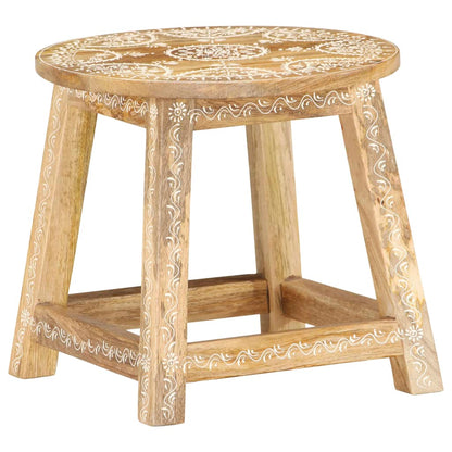 Tabouret peint à la main en Bois de manguier