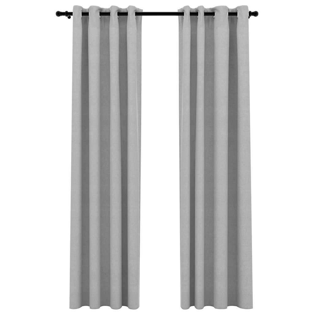 Rideaux occultants Aspect lin  140x225cm