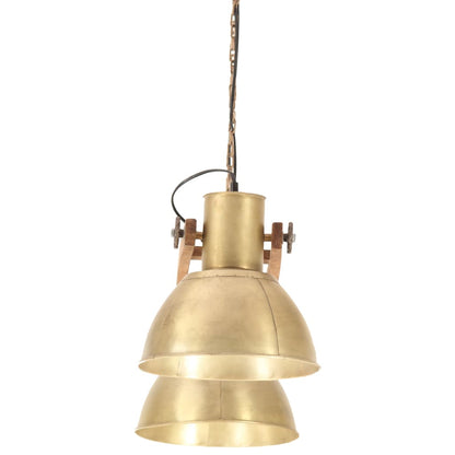 Lampe suspendue industrielle Laiton 109cm