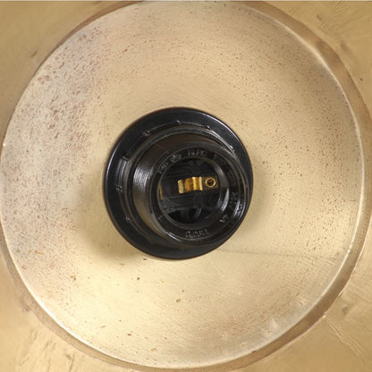 Lampe suspendue industrielle Laiton 109cm