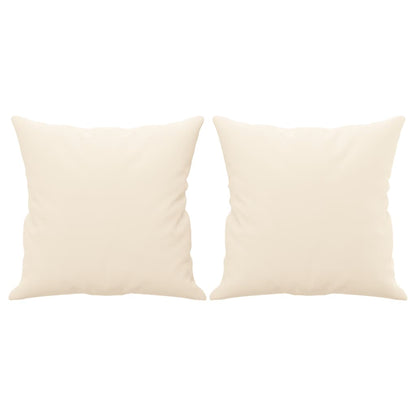 Coussins Velour Crème
