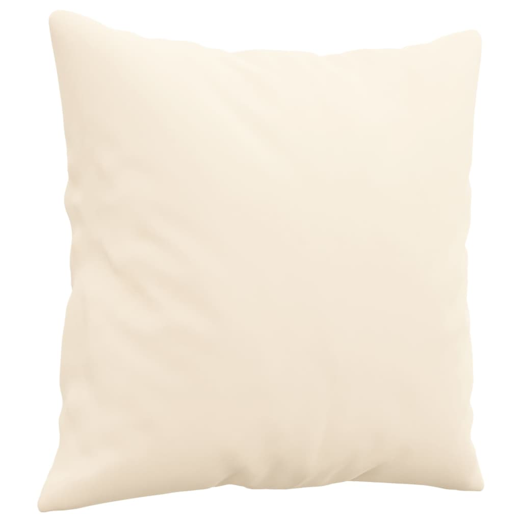 Coussins Velour Crème