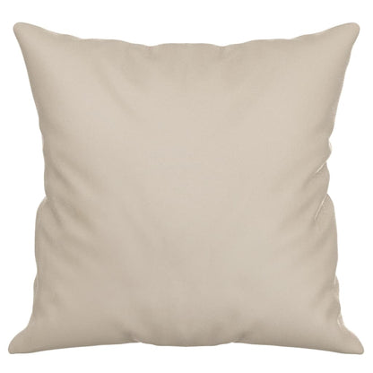 Coussins Déco Crème Microfibre