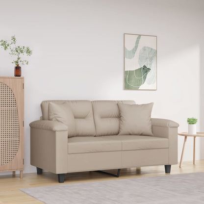 Coussins Déco Crème Microfibre