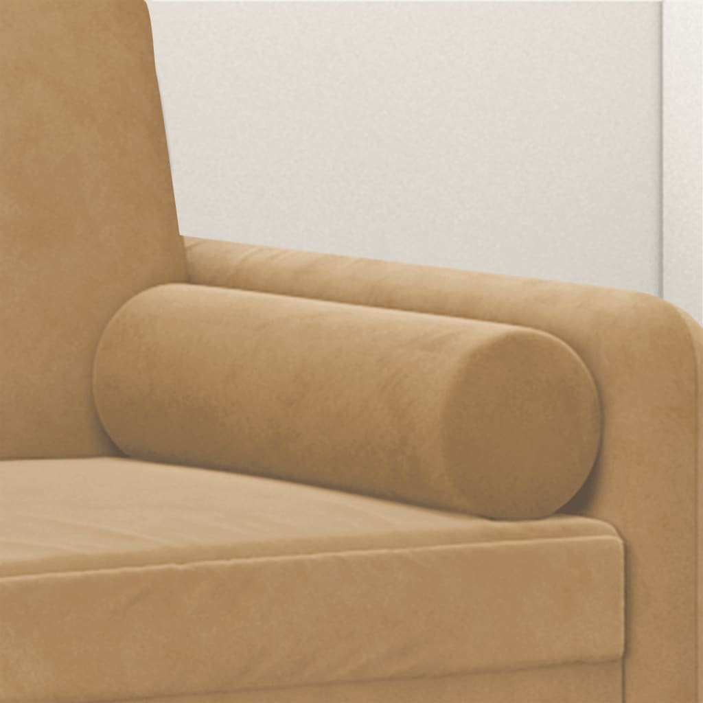 Traversin Velour Marron